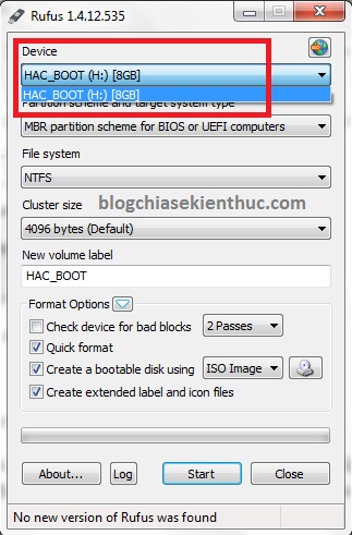 Cách tạo usb cài win 3