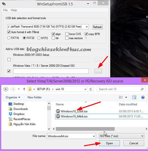 Tạo usb cài win 3