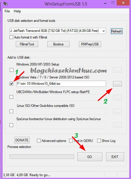 Tạo usb cài win 7