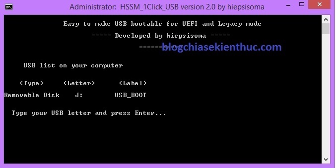 Tạo usb boot chuẩn uefi 1