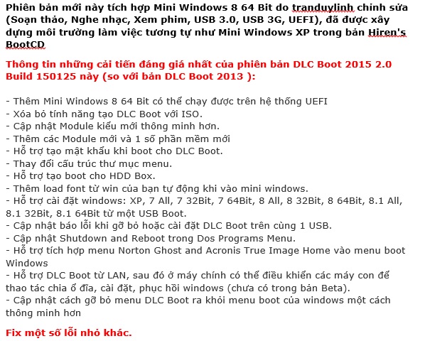 Tạo usb boot đầy đủ chức năng 5