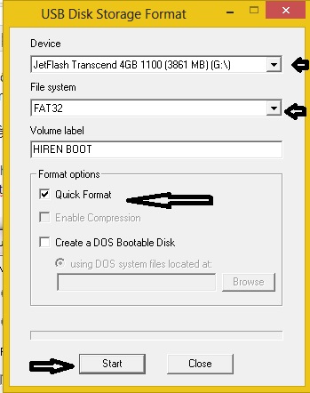 usb Hiren Boot
