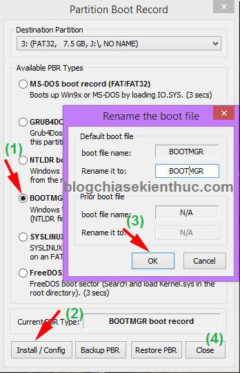 Tạo usb dual boot 7