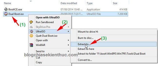 Tạo usb dual boot 8
