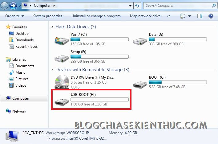 usb boot 8